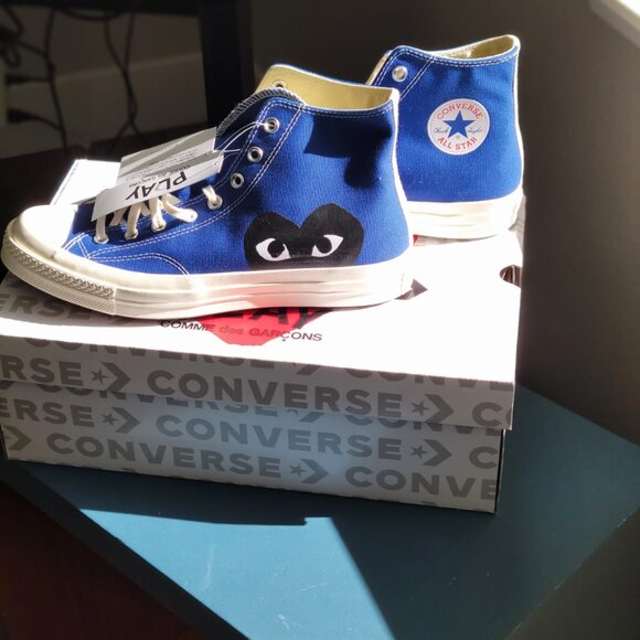 Converse Unisex Chuck Taylor High Top Converse Comme des Garçons (NEW w/tags) - Picture 2 of 7
